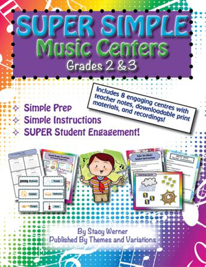Super Simple Music Centers - Reproducible Book & Enhanced CD with Color Copies