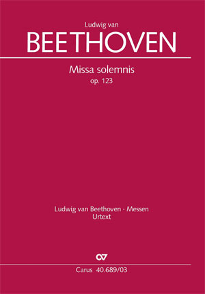 Missa Solemnis, Op. 123 - SATB Vocal Score 