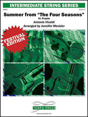 Summer from The Four Seasons, Mvt. 3 Presto - Multi-Level Score & Parts 