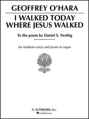 I Walked Today Where Jesus Walk-Vs - Medium Solo 