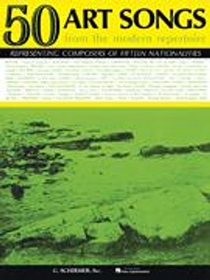 50 Art Songs from the Modern Repertoire - Vocal Solo Collection with Piano