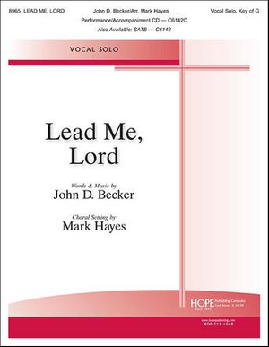 Lead Me Lord - Vocal