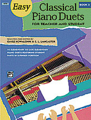 Easy Classical Piano Duets for Teacher and Student - Book 3
