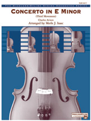 Concerto in E Minor-String Orch - Additional Score 