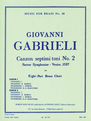 Canzon Septimi Toni No. 2 - Brass Ensemble 
