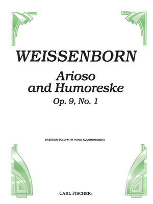 Arioso and Humoreske-Bassoon - Bassoon Solo with Piano 