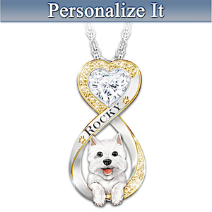 Always In My HeartWestiePersonalized Pendant Necklace