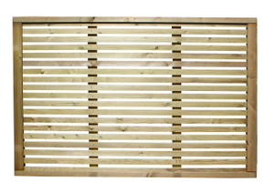  1.22m high (4FT) x 1.83m wide Venetian Panel Jakcured