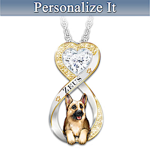 Always In My HeartGerman Shepard Pendant Necklace