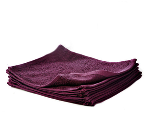 Aubergine Face Cloth Soft Cotton Royal Egyptian Flannel 30x30cm - 500 GSM