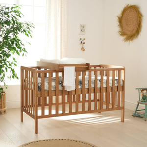 Malmo Cot Bed with Cot Top Changer & Mattress