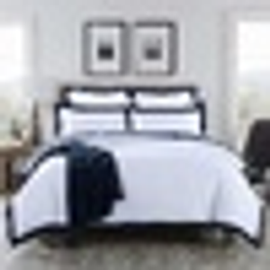 Plaza Navy 1000TC Quilt Cover