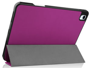Synthetic Leather Flip Case with Stand for iPad Air 4 / Air 5 - Purple