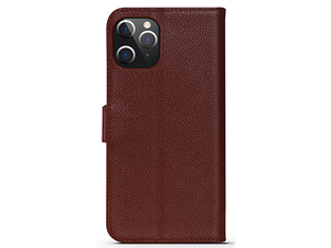Premium Leather Wallet Case for Apple iPhone 12 Pro Max - Rosewood
