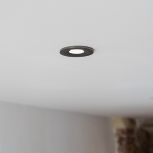 Soho Lighting Black Nickel LED Downlights, Fire Rated, Fixed, IP65, CCT Switch, High CRI, Dimmable
