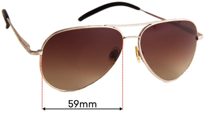 Sunglass Fix Replacement Lenses for Serengeti Carrara - 59mm Wide