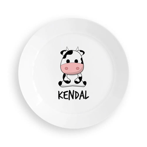 Cow Kids Plate