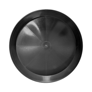 Black Plastic Plant Pot Saucers/Water Trays (18cm-50cm Sizes) - 35cm, 2