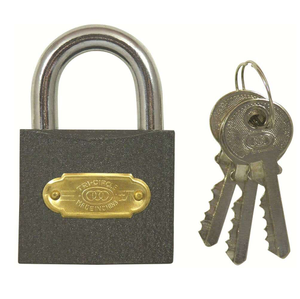 Tri Circle Iron Padlock - 63mm - Security Solutions