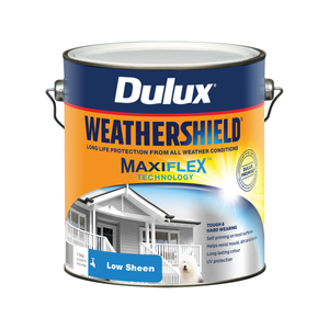 Dulux Weathershield Low Sheen Vivid White 4L