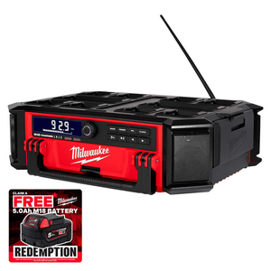 Milwaukee M18 PRCDAB+-0 Packout Radio with Charger (Body Only)