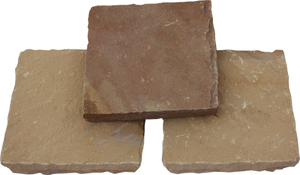 Global Stone - Pathway Setts - Modak Rose - 150 x 150mm - Individual