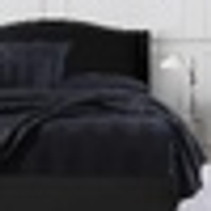 Bespoke 1200TC Fitted Sheet Black Queen Bed