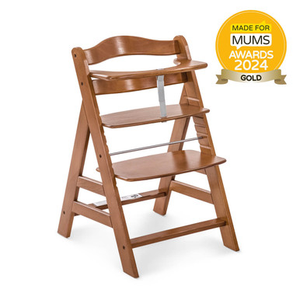 Hauck Alpha+ Wooden Highchair - Walnut