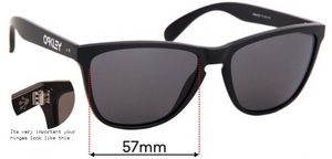 Sunglass Fix Replacement Lenses for Oakley Frogskins 35th Anniversary OO9444 - 57mm Wide