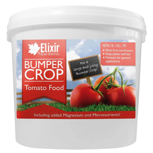 Bumper Crop Soluble Tomato Food (9-15-38) - 10kg, Re-Sealable Tub