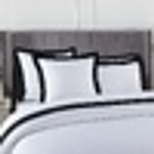 Plaza Black European Pillowcase