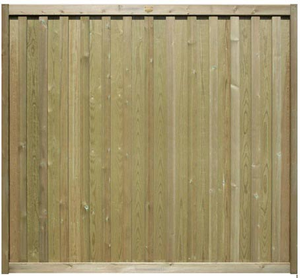 1.65m high (5.5FT) x 1.83m wide Chilham panel jakcured 