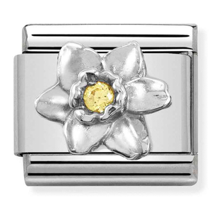 Nomination CLASSIC Daffodil Crystal Charm 330311/14