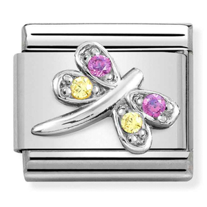 Nomination CLASSIC Dragonfly Crystal Charm 330304/40