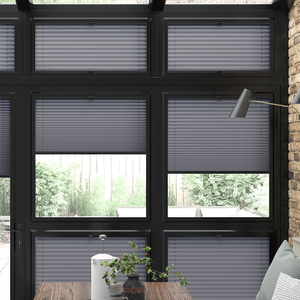 Pleated, Obsidian Grey - Perfect Fit Blind