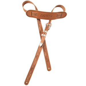 Gretsch Vintage Tooled Leather Strap (Russett)