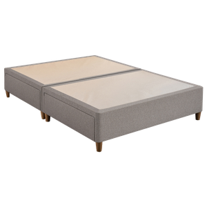 Oatmeal Upholstered 4 Drawer Divan Base