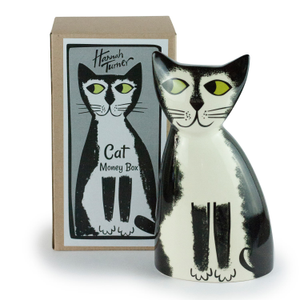 Black & White Cat Money Box
