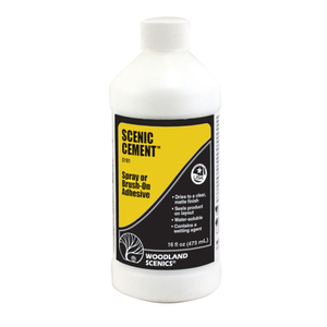 Woodland Scenics S191 Scenic Cement 16 Fl Oz Scenic Brush Foliage Landscaping