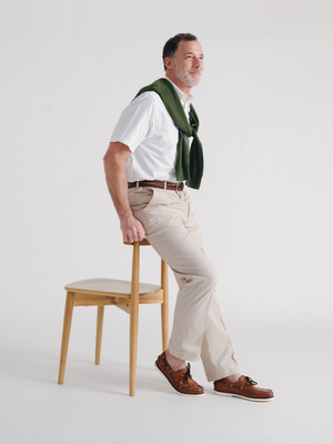 Stone Lightweight Tropical Chinos