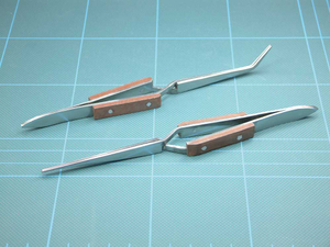 Expo Tools 79020 Self Closing Tweezer Straight Insulated Handles - 6.5 Inch.