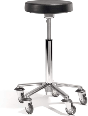 Sibel Roller Coaster Exclusive Round Stool Black