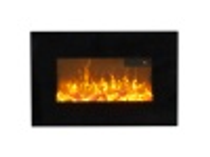 Sureflame WM-9334 Electric Wall Mounted Fire with Remote in Black, 26 Inch