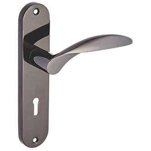 Bordeaux Lever Lock Door Handle - Black Nickel - Internal - Pair - Designer Levers