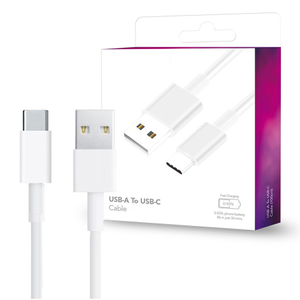 USB Type-A To USB Type-C Cable Charging & Data Sync (1m)