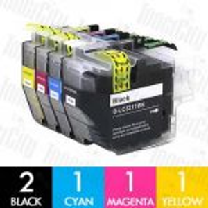 Brother LC-3317 5 Pack Compatible Inkjet Cartridge Combo
