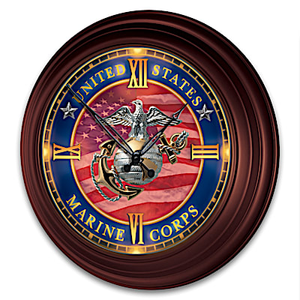 USMC Wall Clock