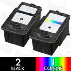 Compatible Canon PG-640XL + CL-641XL High Yield (3 Pack) Inkjet Cartridge Combo