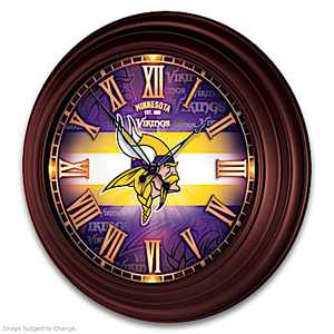 Minnesota Vikings Wall Clock