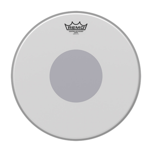 Remo 14" Control Sound Coated Batter - Black Dot